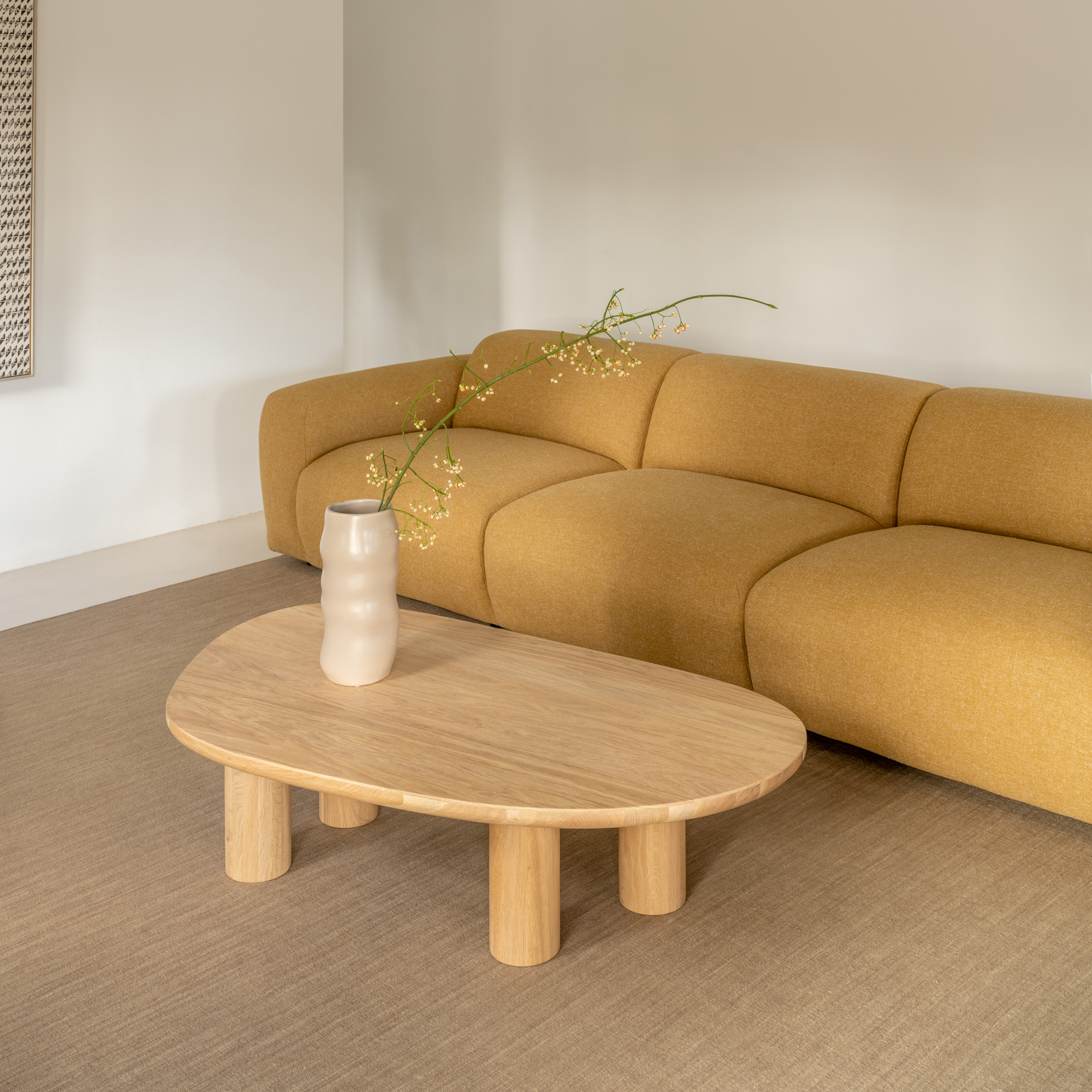 Blob Coffee Table Oak smoked stain Oak smoked stain (0002) Blob